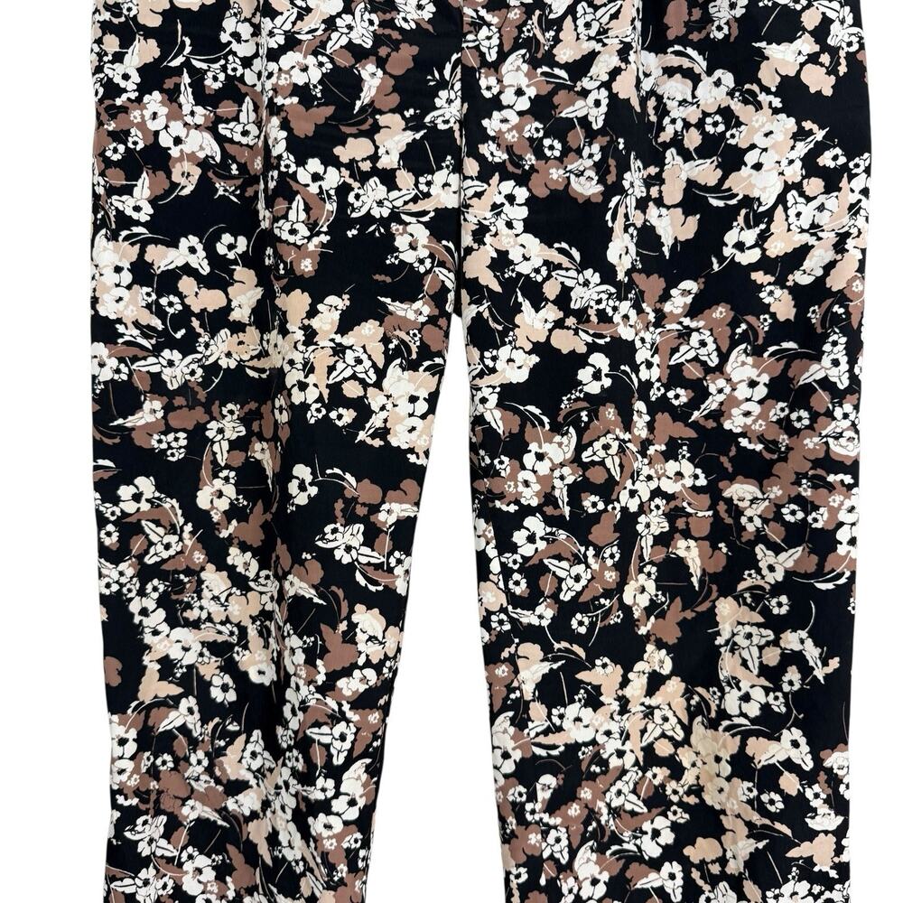 Anthropologie Pants Womens 10 Black Brown Cartonnier Nassella Joggers Trousers - Picture 4 of 14